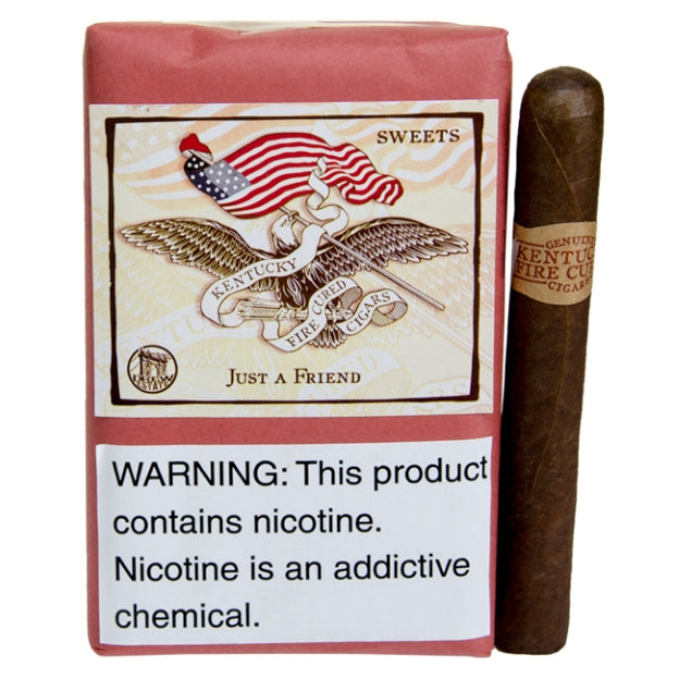 Kentucky Fire Cured Sweets Just a Friend 6 x 52 Cigars Bundle of 10