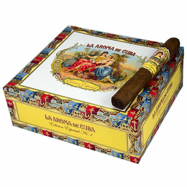 La Aroma De Cuba Edicion Especial No.1, 5 5/8 x 46 Cigars Box of 25