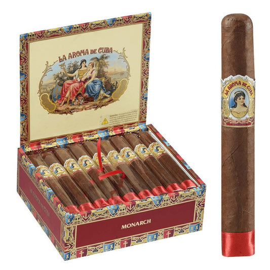 La Aroma De Cuba Monarch 6 x 52 Cigars Box of 25