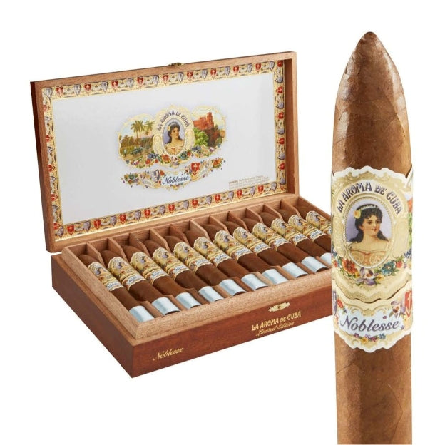 La Aroma De Cuba Noblesse Viceroy Torpedo 5 3/4 x 52 Cigars Box of 24