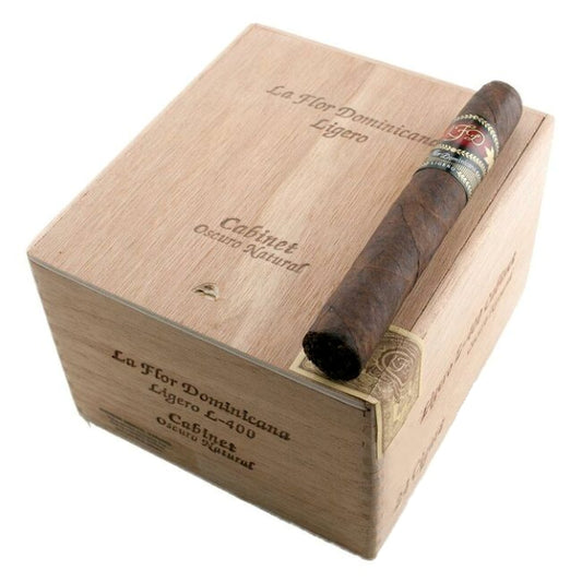 La Flor Dominicana Ligero L-400 Cabinet Oscuro Natural 5 3/4 x 54 Cigars Box of 24