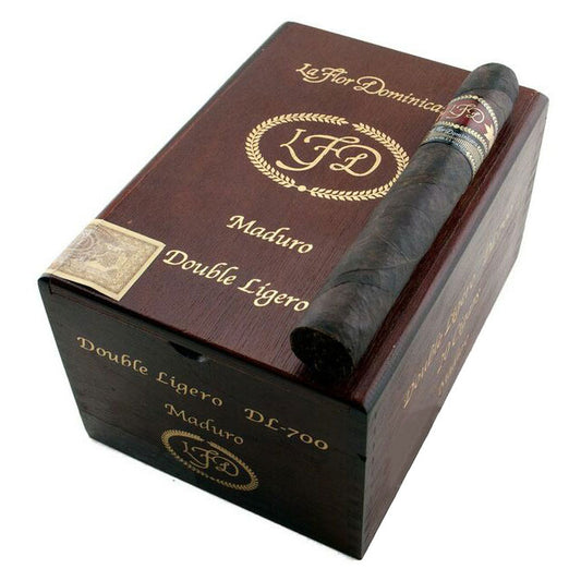 La Flor Dominicana Double Ligero DL-700 Maduro 6 1/2 x 60 Cigars Box of 20