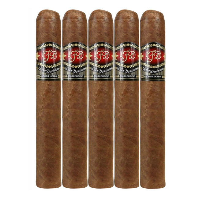 La Flor Dominicana Double Ligero DL-700 Natural 6 1/2 x 60 Cigars 5 Pack