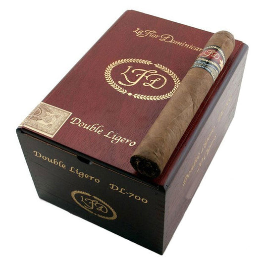 La Flor Dominicana Double Ligero DL-700 Natural 6 1/2 x 60 Cigars Box of 20