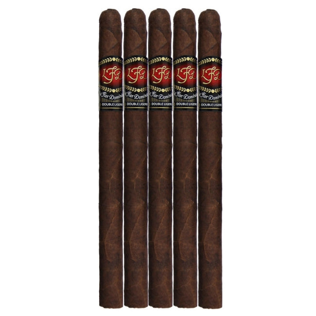 La Flor Dominicana Double Ligero Oscuro Natural Lancero 7 1/2 x 38 Cigars 5 Pack