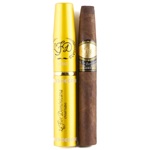 La Flor Dominicana ORO Chisel Tubo 6 x 54 Single Cigar