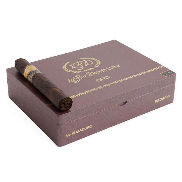 La Flor Dominicana Oro No. 6 Maduro 6 x 54 Cigars Box of 20