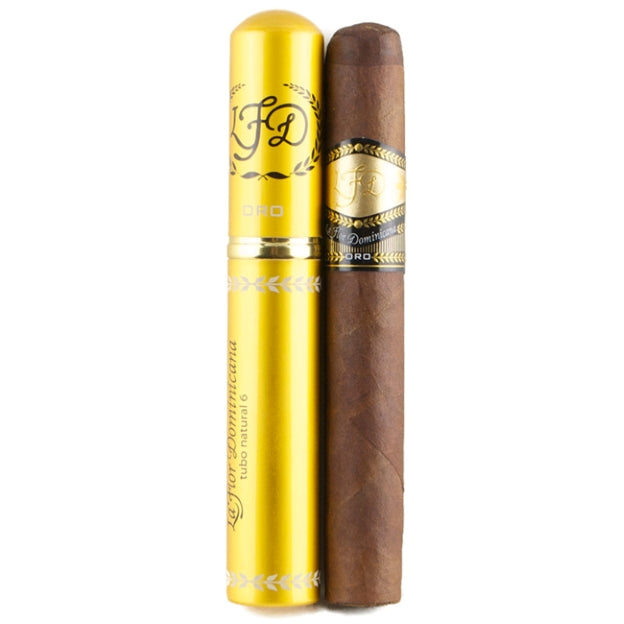 La Flor Dominicana ORO No.6 Tubo Natural 6 x 54 Single Cigar