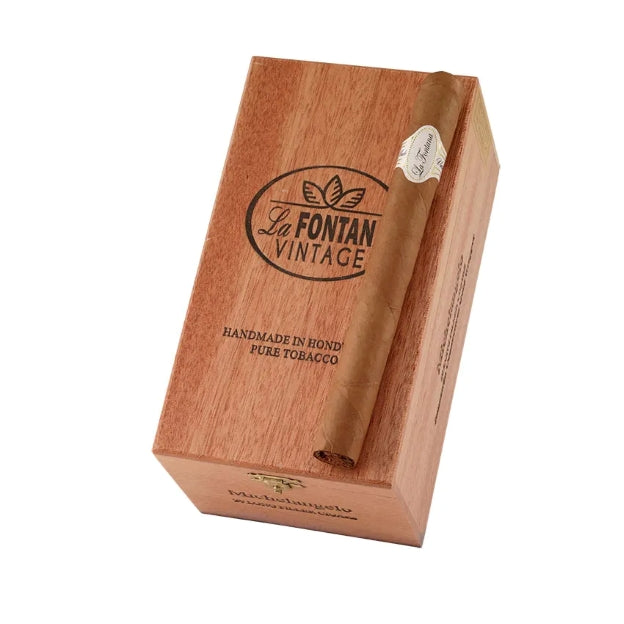 La Fontana Michelangelo 7 1/2 x 52 Cigars Box of 20