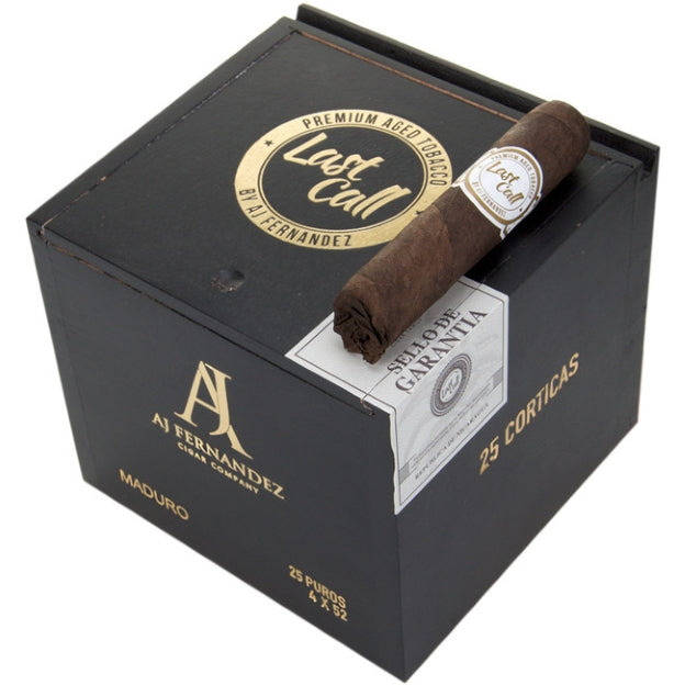 Last Call Maduro Corticas 4 x 52 Cigars Box of 25