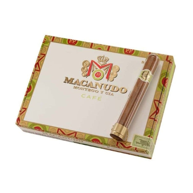 Macanudo Cafe Crystal Natural 5 1/2 x 50 Cigars Box of 8
