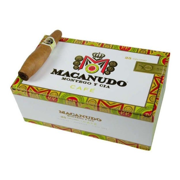 Macanudo Cafe Diplomat 4 1/2 x 38/60 Cigars Box of 25