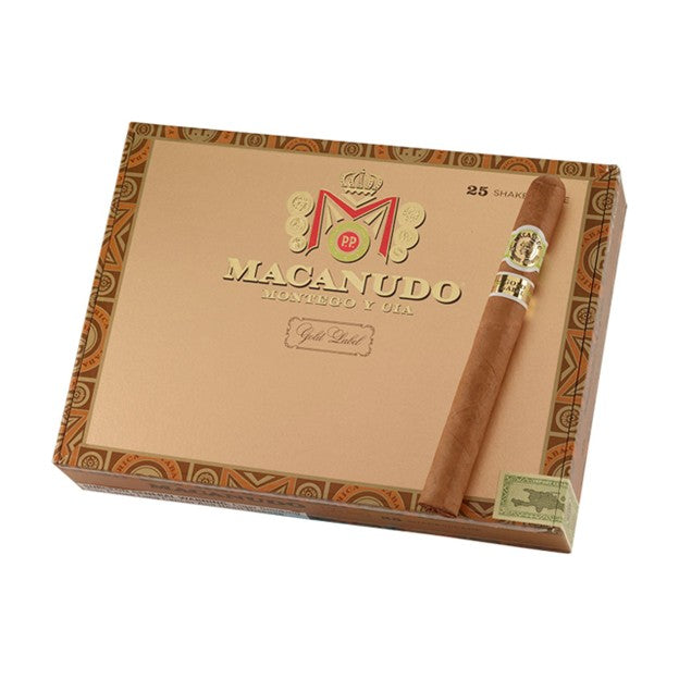 Macanudo Gold Label Shakespeare 6 1/2 x 45 Cigars Box of 25