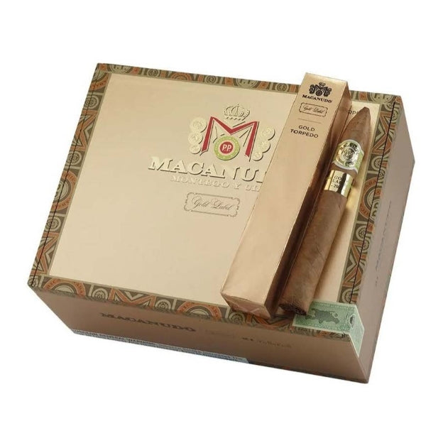 Macanudo Gold Label Torpedo 6 1/2 x 52 Cigars Box of 25
