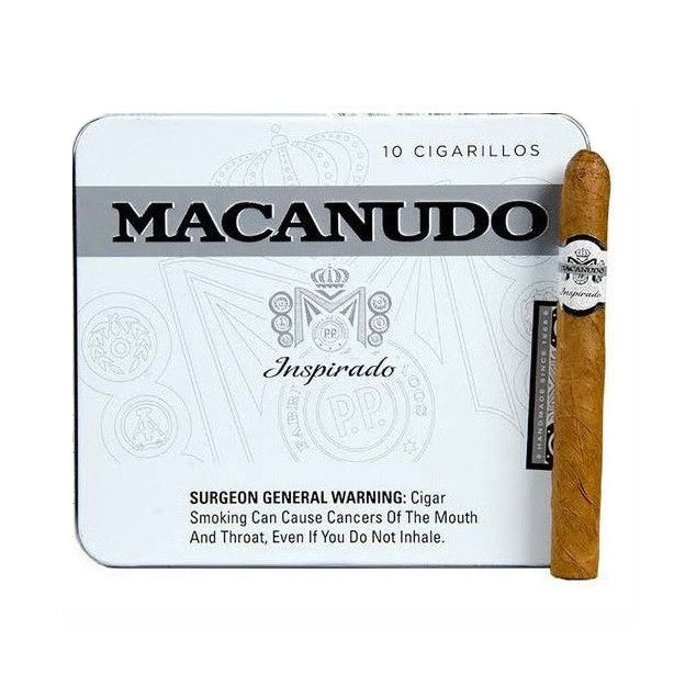 Macanudo Inspirado White Ascot Cigarillos 4 3/16 x 32 10 Tin of 10