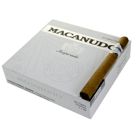 Macanudo Inspirado White Churchill 7 x 48 Cigars Box of 20