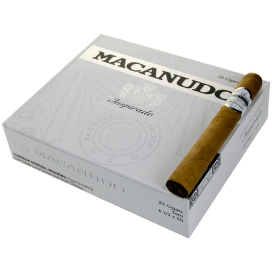 Macanudo Inspirado White Toro 6 1/2 x 50 Cigars Box of 20