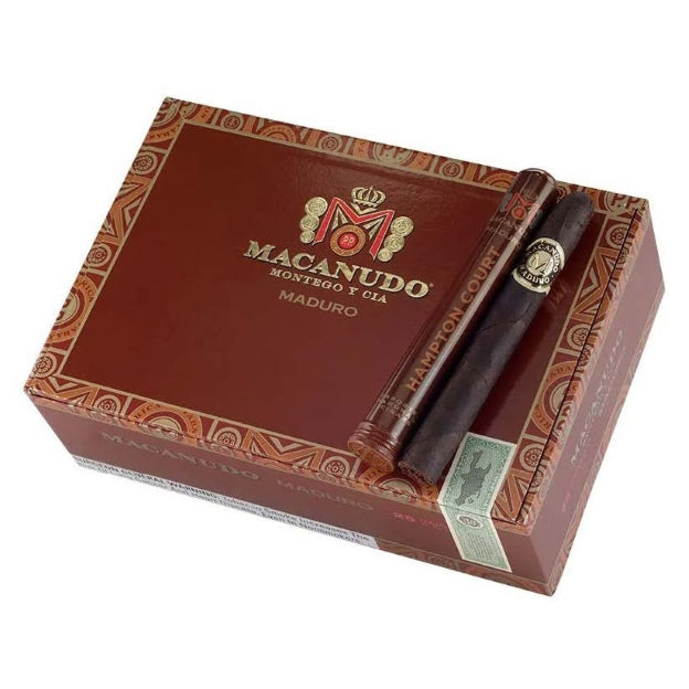 Macanudo Maduro Hampton Court Tube 5 1/2 x 42 Cigars Box of 25