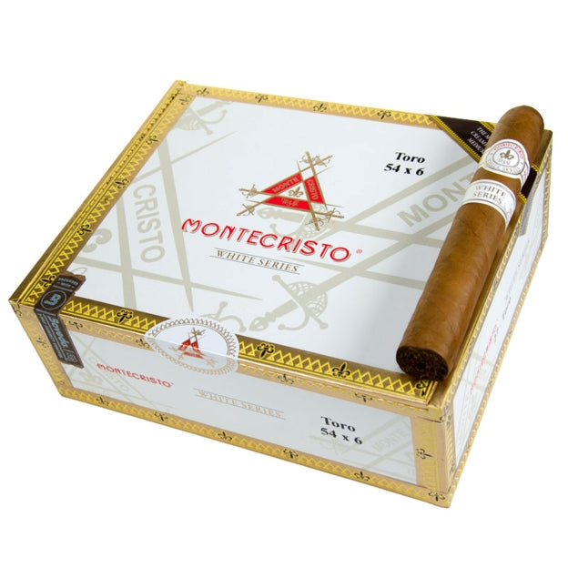 Montecristo White Toro 6 x 54 Cigars Box of 27