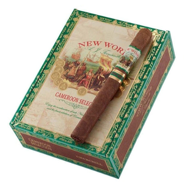 New World Cameroon Churchill 7 x 48 Cigars Box of 20