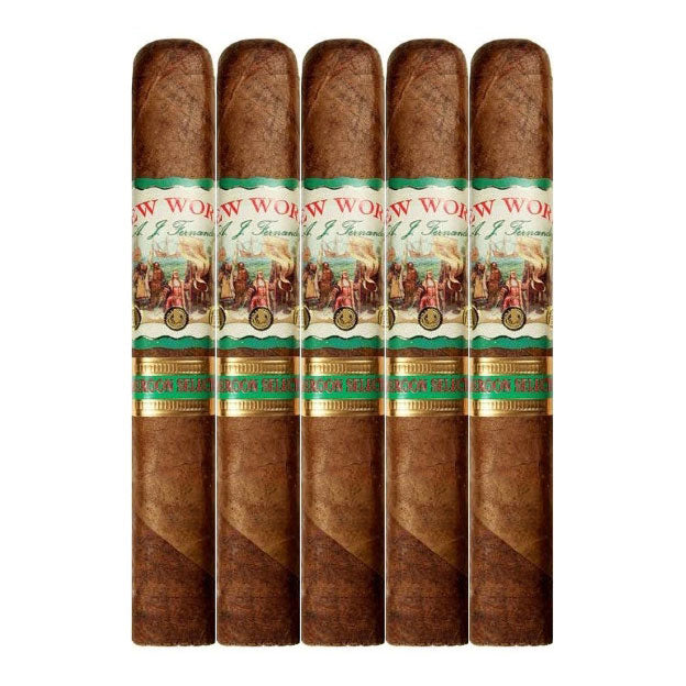New World Cameroon Double Robusto 5 1/2 x 54 Cigars 5 Pack