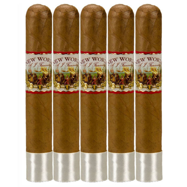 New World Connecticut Gordo 6 x 60 Cigars 5 Pack