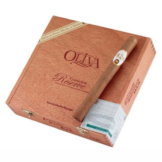 Oliva Connecticut Reserve Lonsdale 6 1/2 x 44 Cigars Box of 20