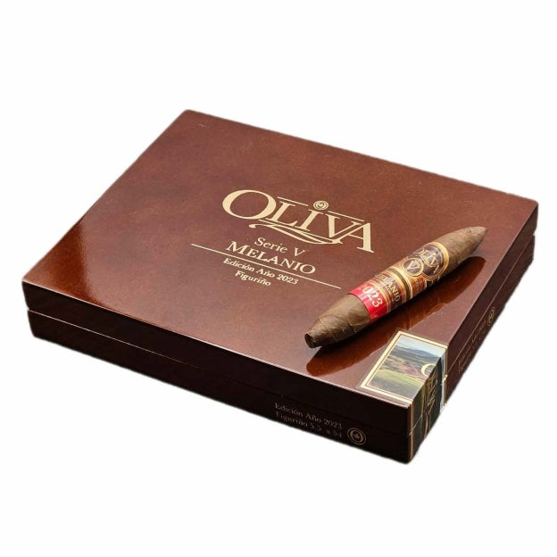 Oliva Serie V Melanio Edicion Ano 2023 5 1/2 x 52 Figurado Cigars Box of 10
