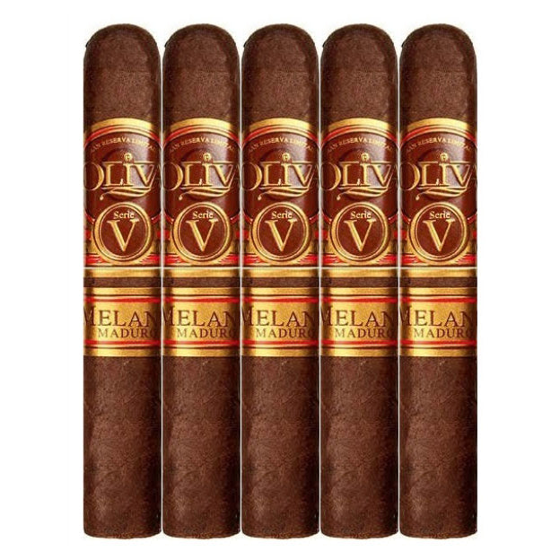 Oliva Serie V Melanio Maduro No. 4 Petite Corona 4 1/2 x 46 Cigars 5 Pack