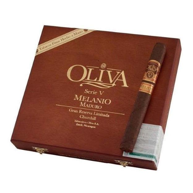 Oliva Serie V Melanio Maduro Churchill 7 x 50 Cigars Box of 10