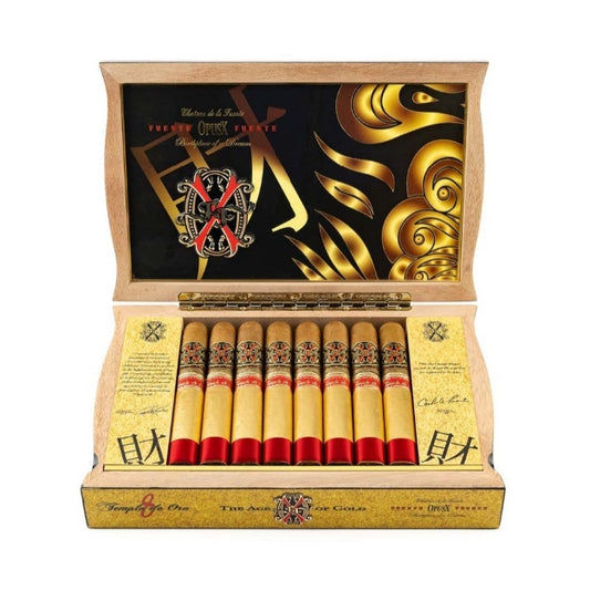 Fuente Opus X Templo de Oro 8 Gordo 6 1/8 x 55 Cigars Box of 20