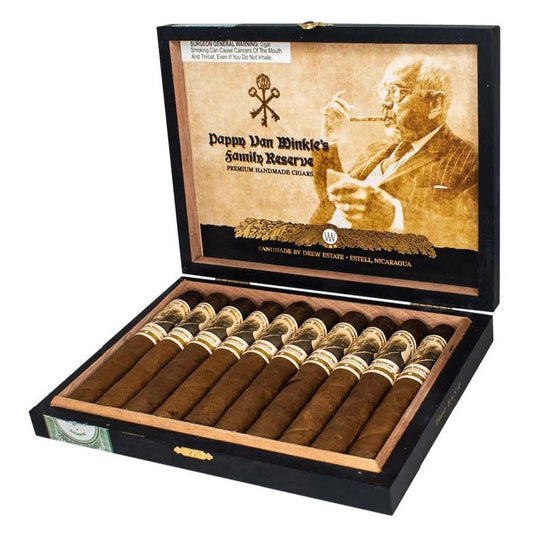 Pappy Van Winkle Barrel Fermented Toro 6 x 52 Cigars Box of 10