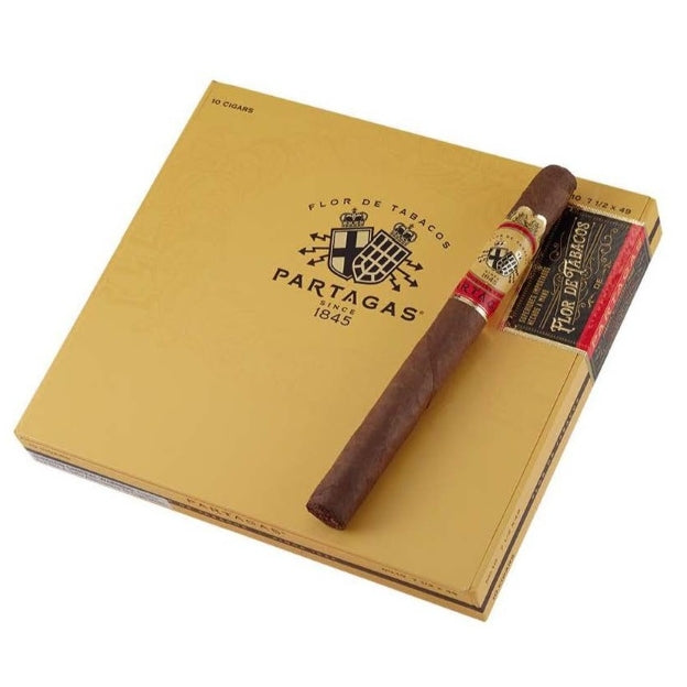 Partagas No.10 Natural 7 1/2 x 49 Cigars Box of 10