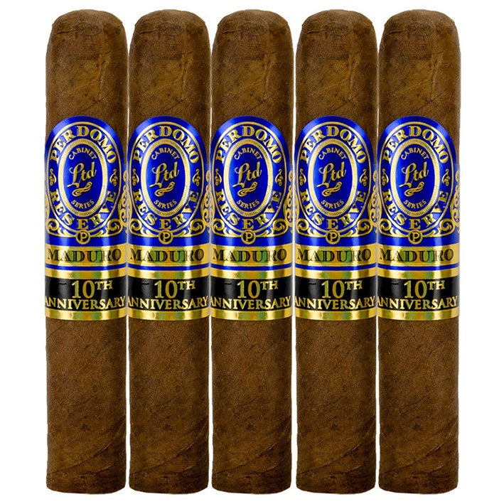 Perdomo 10th Anniversary Maduro Robusto Cigars