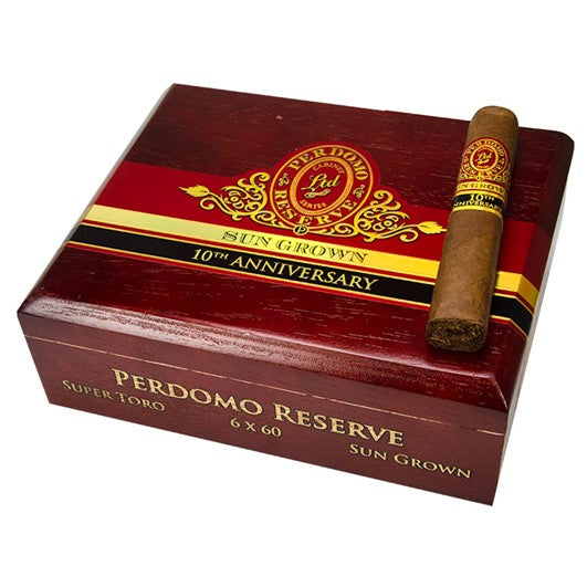 Perdomo 10th Anniversary Sun Grown Super Toro Cigars
