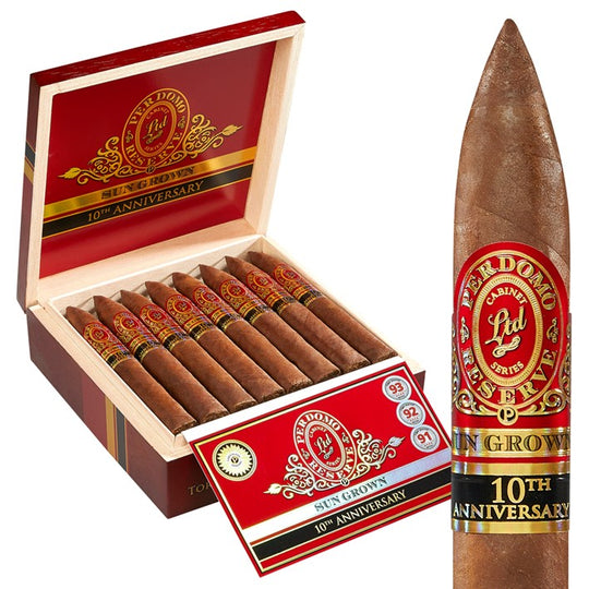 Perdomo 10th Anniversary Sun Grown Torpedo Cigars