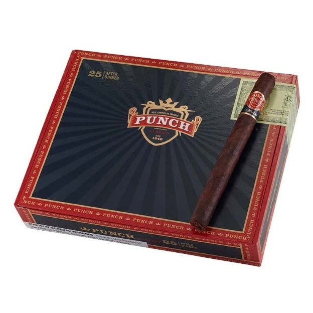 Punch After Dinner Maduro 7 1/4 x 45 Cigars Box of 25