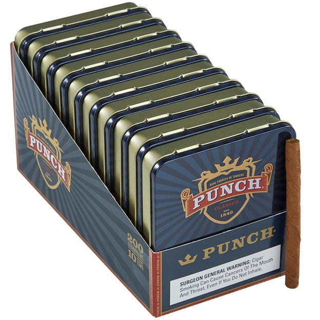 Punch 4 x 24 Cigarillos 10 Tins of 20