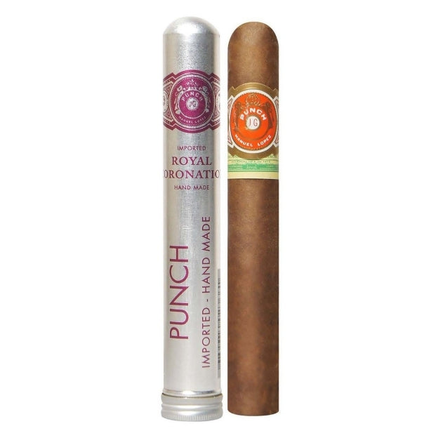 Punch Deluxe Royal Coronations EMS Aluminum Tube&nbsp;5 1/4 x 44 Single Cigar