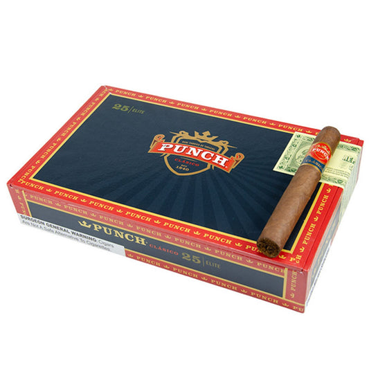 Punch Elite EMS 5 1/4 x 44 Cigars Box of 25