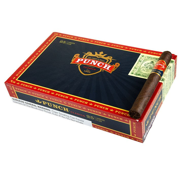 Punch London Club Maduro 5 x 40 Cigars Box of 25