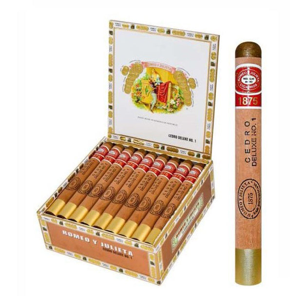 Romeo y Julieta 1875 Cedro Deluxe No.1 6 x 44 Cigars Box of 25