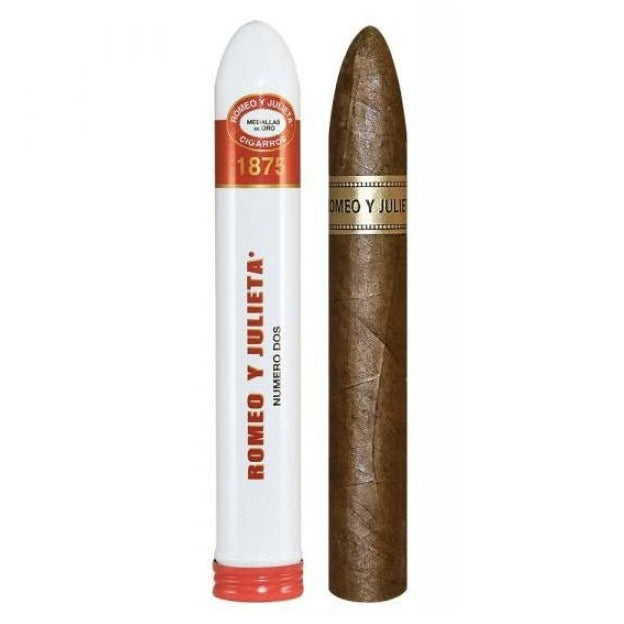 Romeo y Julieta 1875 Numero Dos Belicoso Tube 6 1/8 x 52 Single Cigar