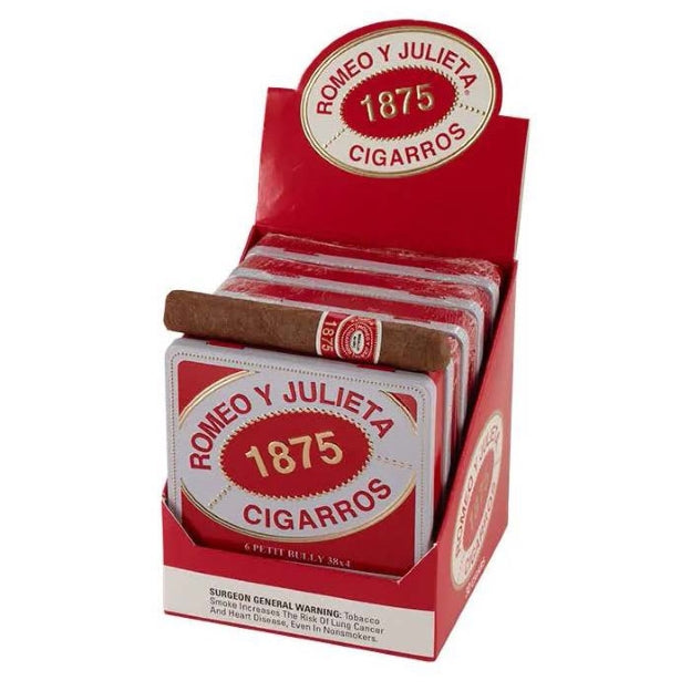 Romeo y Julieta 1875 Petite Bully 4 x 38 Small Cigars 5 Tins of 6
