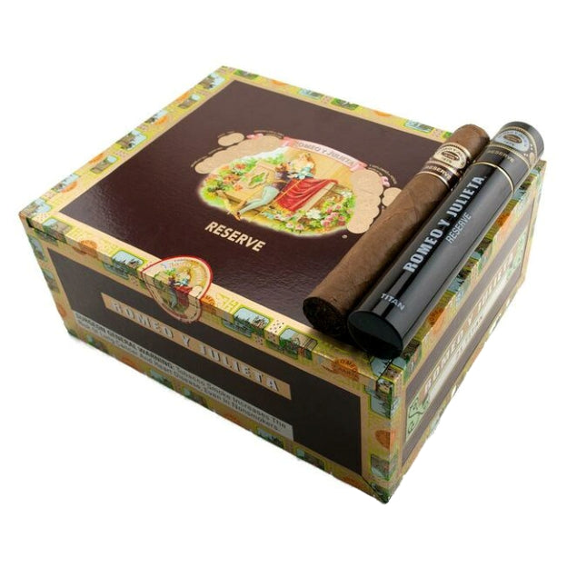 Romeo y Julieta Habana Reserve Titan Tube 6 x 54 Cigars Box of 21