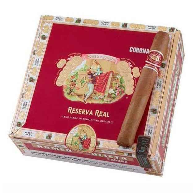 Romeo y Julieta Reserva Real Corona 5 1/2 x 44 Cigars Box of 25