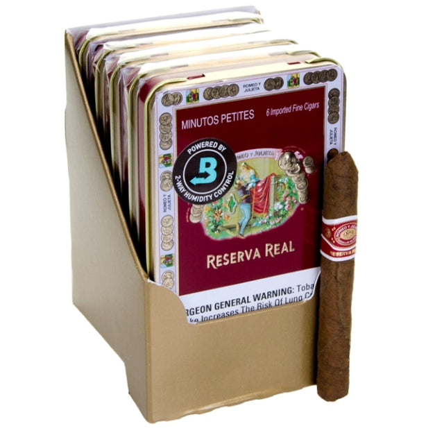 Romeo y Julieta Reserva Real Minutos Petites 4 x 33 Cigarillos 5 Tins of 6