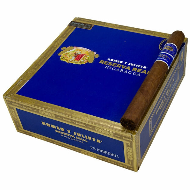 Romeo y Julieta Reserva Real Nicaragua Churchill 7 x 50 Cigars Box of 25