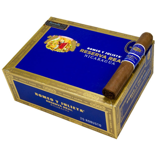 Romeo y Julieta Reserva Real Nicaragua Robusto 5 x 52 Cigars Box of 25