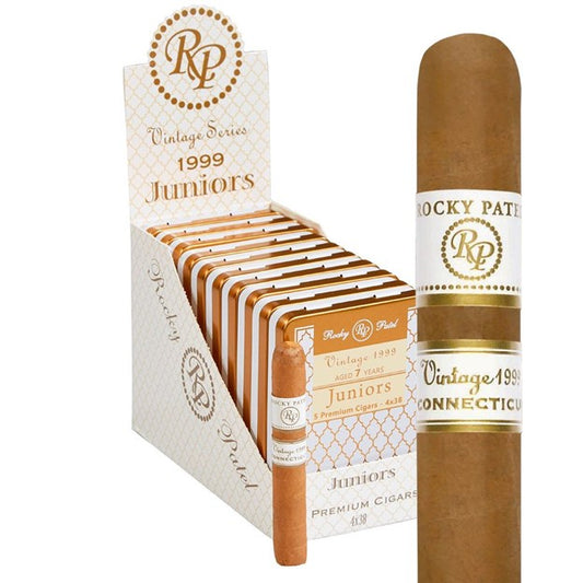 Rocky Patel Vintage 1999 Connecticut Juniors 4 x 38 Small Cigars 10 Tins of 5